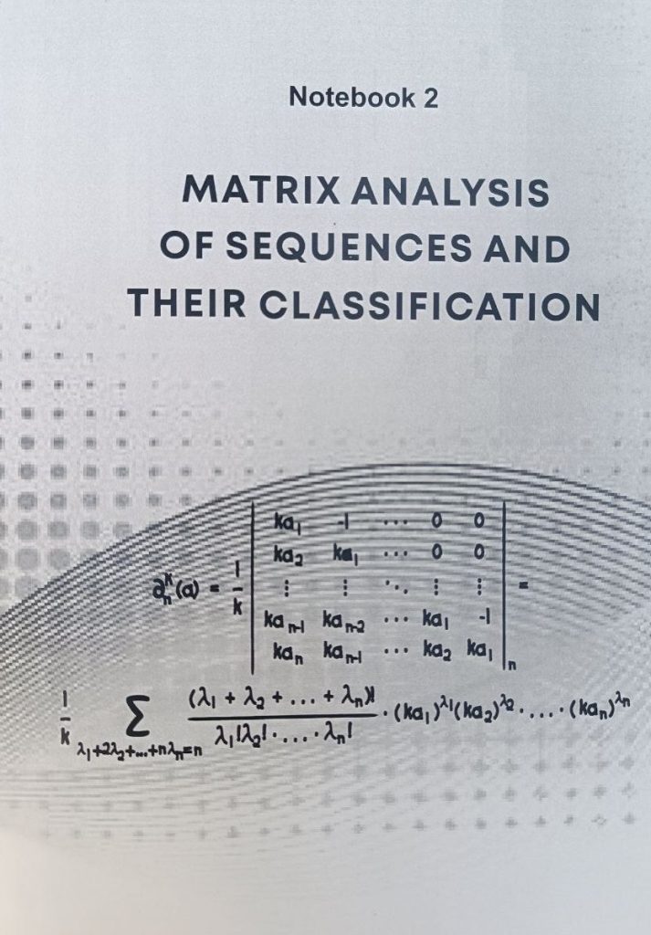 Image for MATRIX ANALYSIS OF SEQUENCES AND THEIR CLASSIFICATION